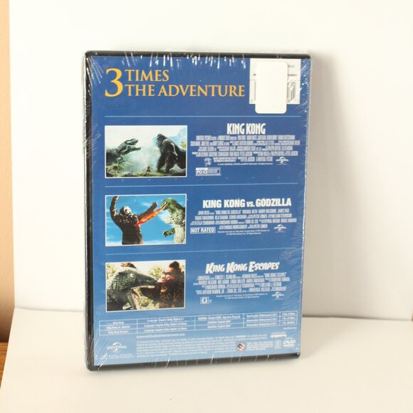 King Kong Triple Feature  DVD Set - Picture 2 of 2